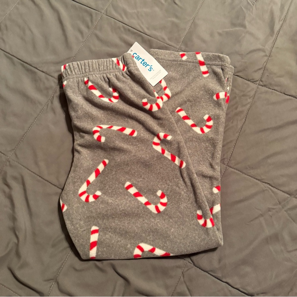 Carter’s Boys Fleece Pajama Pants, Size 7/7A *NWT*